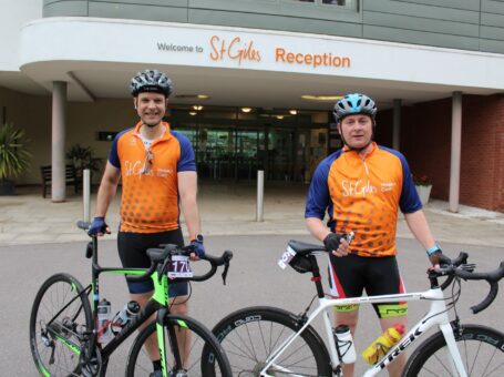 CEO Andrew Harkness in. Cycle Spring Challenge